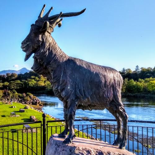 ireland/killorglin/king-puk-statue