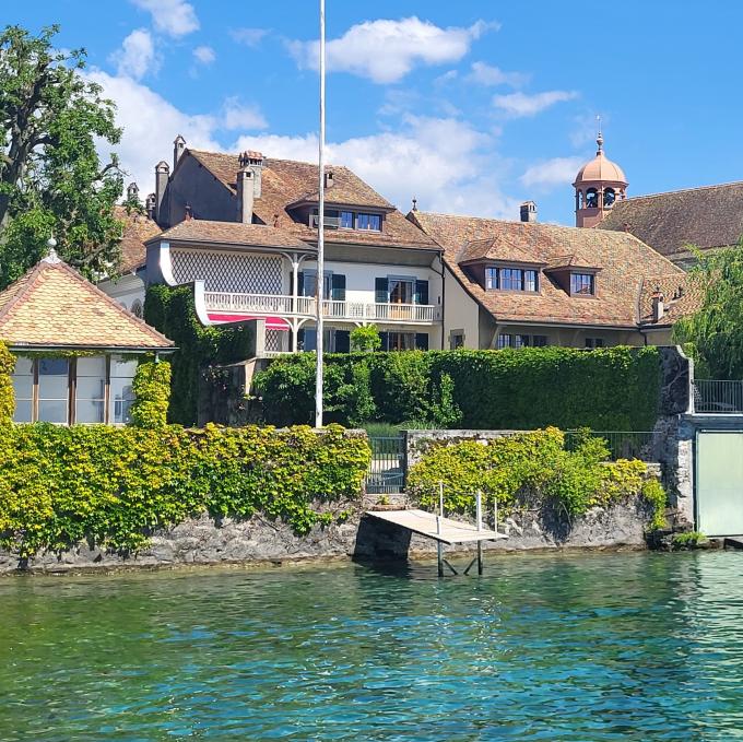 schweiz/coppet/panorama