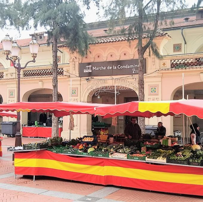 Marché de La Condamine.